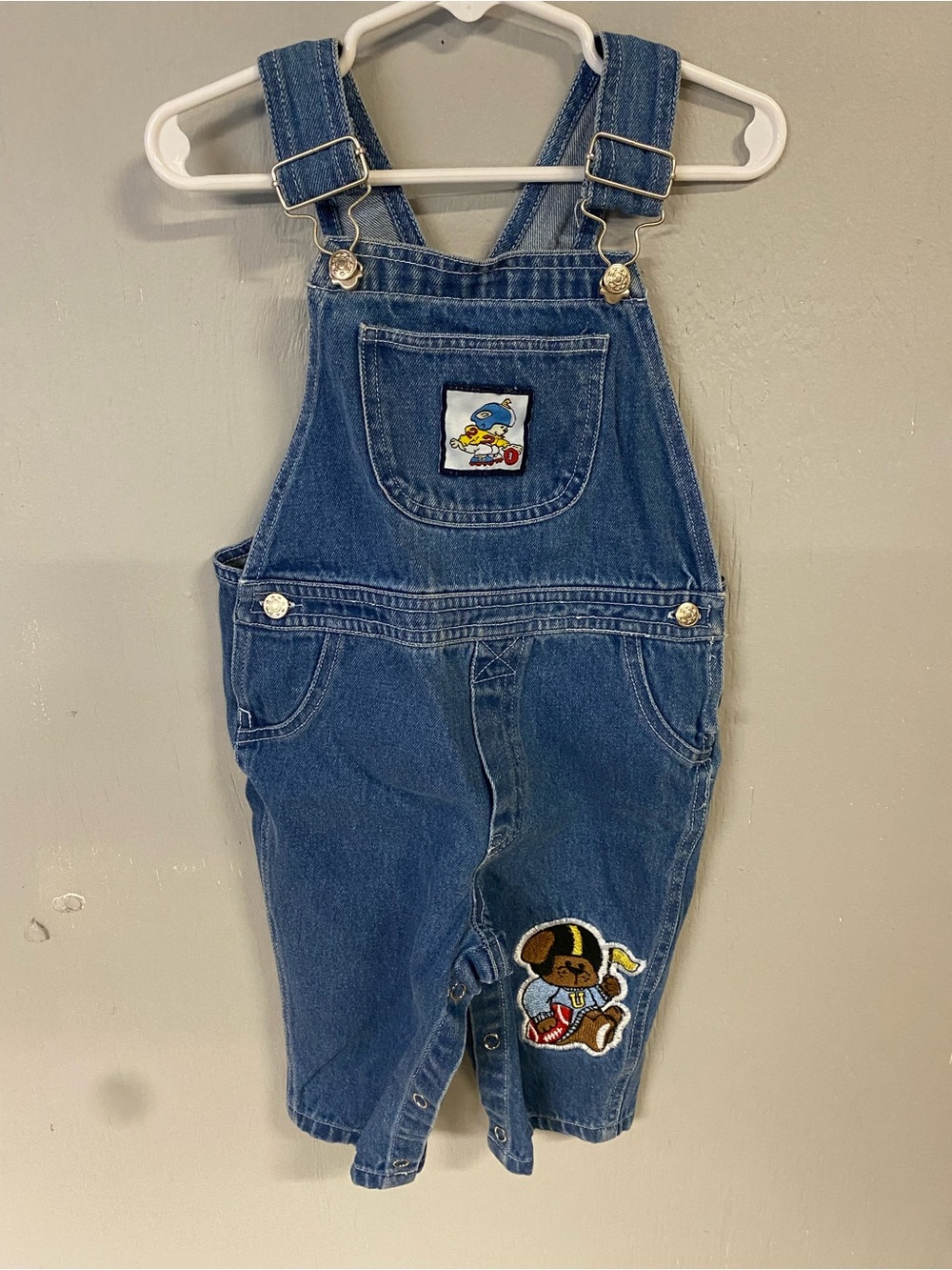 Blue Denim Kids Overalls, Fine & Dandy Size 24 Months